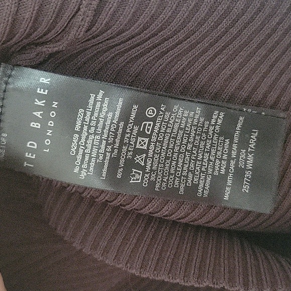 Ted Baker Ribbed Top - Picture 5 of 5